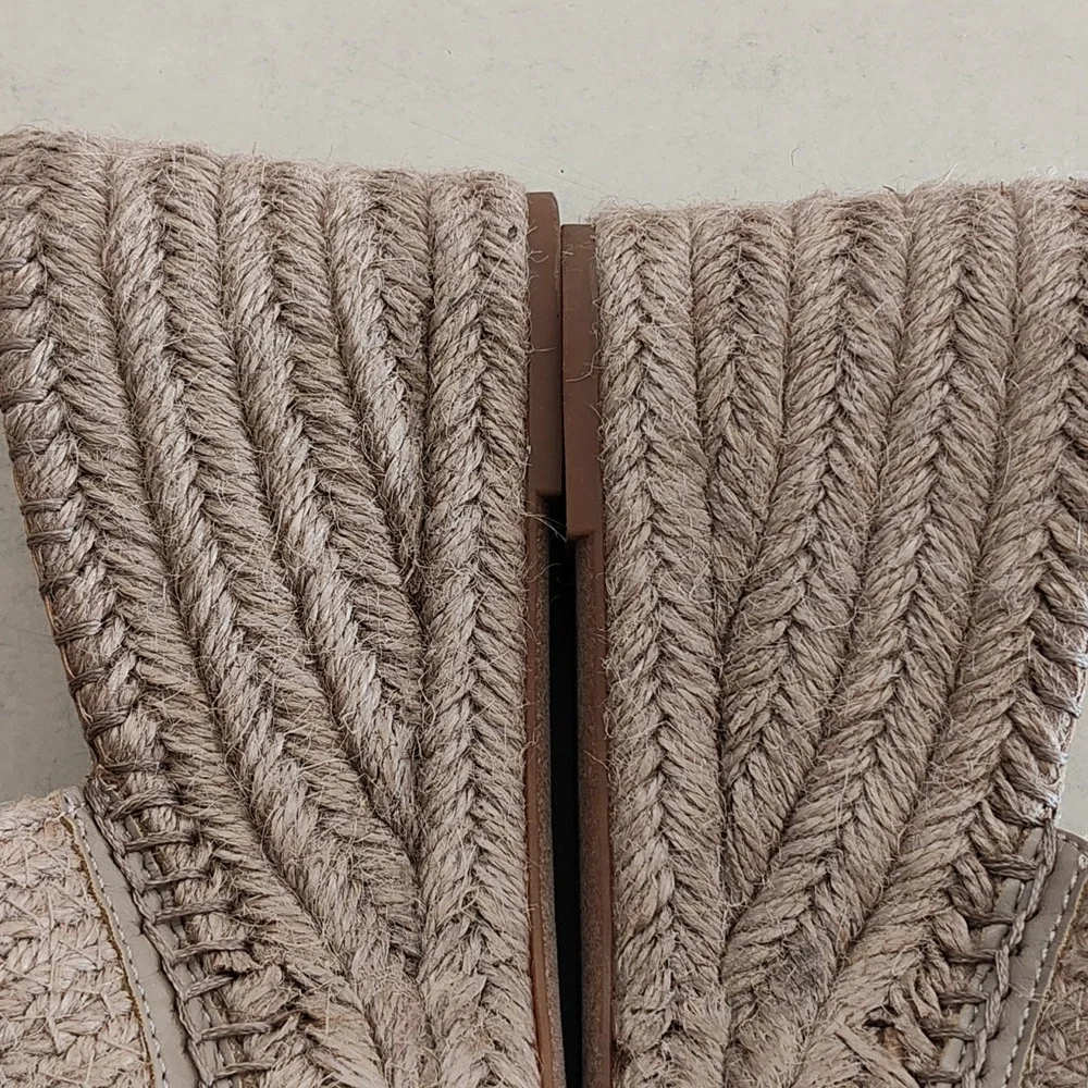 Nordstrom Rack wedges yarn woven slide size 8M